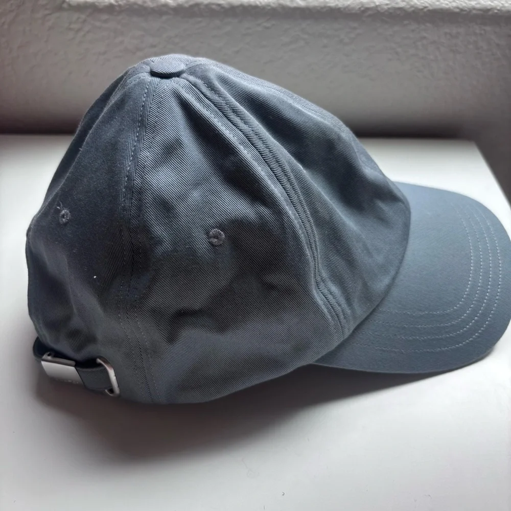 Lululemon utility blue unisex ball cap with silver hardware